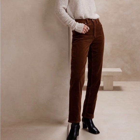 THE STRAIGHT CORDUROY PANT in Potter’s Clay - Picture 1 of 4